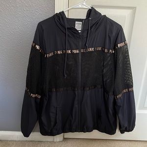 Oversized Victoria’s Secret pink zip up